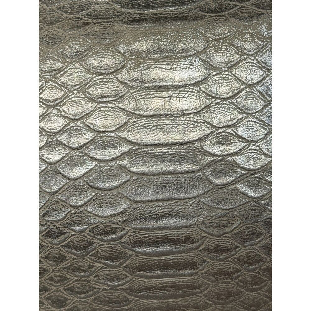 Michael Kors Metallic Python Embossed Chain Tote Bag - Picture 3 of 8